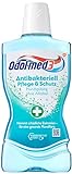 Odol-med3 Antibakteriell Pflege und Schutz Mundspülung hemmt schädliche Bakterien, 500ml, ohne Alkohol