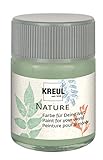 Kreul 49428 - Nature Eukalyptus im 50 ml Glas, wasserbasierte Farbe, aus nachhaltigen, natürlichen Rohstoffen, cremig, schnelltrocknend und lichtecht, für zahlreiche Untergründe