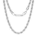 VEXXS Rope Chain Necklace