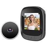 Smart Türspion Kamera 2,4 Zoll 0,3MP Smart Video Türspion Security Eye Überwachungskamera Display 90° Weitwinkel für Home Security