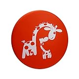 EMCCPTU Handwurfkartoon Frisbee mit zwei kleinen Hirschen, Sicherheitsfrisbee für Kinder, Outdoor-Sportspielzeug, weicher PU-Material-Frisbee, Eltern-Kind-Unterhaltungs-Frisbee, Spaß-Frisbee für mehre