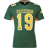 Majestic Green Bay Packers Moro Est. 21 Mesh Jersey NFL T-Shirt L