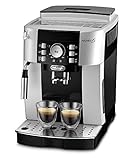 De'Longhi Magnifica ECAM 21.116.SB Kaffeevollautomat mit Milchaufschäumdüse für Cappuccino, mit Espresso Direktwahltaste, 2-Tassen-Funktion, großer 1,8 Liter Wassertank, Silber/Schwarz