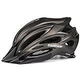 EASTINEAR Fahrradhelm mit Visier Leichter MTB Helm für Erwachsene Fahrradhelm Herren und Damen mit wiederaufladbaren LED-Licht (TI)