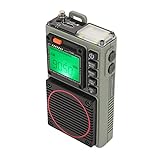 HRD-787 Tragbares Vollband-Radio, Multiband-Radio mit SOS-Alarm, UKW, UKW, AM, SW, WB, Vollband-Handradio, Bluetooth-Kartenwiedergabe, Retro-Stereo