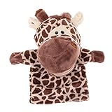 SM SunniMix Spielzeugpuppe Hand Puppe Tier Mund Funktionelle Kinder Spielzeug Weiche PP Baumwolle - Giraffe