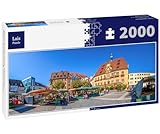 Lais Puzzle Rathaus und Markt, Heilbronn, Baden-Württemberg, Deutschland 2000 Teile Panorama
