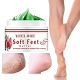 Intensiv regenerierende Fußcreme​ - Fußbalsam,Fußpflege – Fußcreme sehr trockene Füße + Rissige Fersen – Fußcreme gegen Hornhaut für jeden Hauttyp