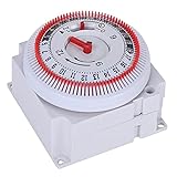 SHESSTILL Multifunktions-Timer-Steckdose 250V mit Sensorsonde Energiesparende mechanische Zeitschaltuhr-Steckdose Zeitschalter