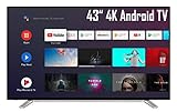 Toshiba 43UA2B63DG 43 Zoll Fernseher (4K UHD, HDR Dolby Vision, Android TV, Triple-Tuner, PVR-Ready, Prime Video, Bluetooth)