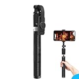 Stativ für Handy | Telefonstativ mit kabelloser Fernbedienung 67 Zoll,Telefonstativ mit kabelloser Fernbedienung, Selfie-Stick-Stativ, Reisestativ, für Reise-Selfies, Videoaufzeichnung, Vlog Wukesify