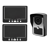Video-Türsprechanlage, 100 V-240 V, ultradünn, IP55, wasserdicht, Monitor, Video-Türsprechanlage für Zuhause(#1)
