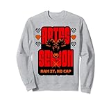 Y2K Aries Season Ram It No Cap Astrologie-Grafikdruck Sweatshirt