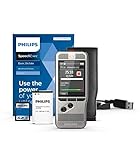 Philips PocketMemo DPM6000 Digitales Diktiergerät, Audiorecorder, Aufnahmegerät inkl. Diktiersoftware SpeechExec Basic 2-Jahres-ABO