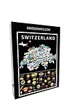 Puzzle of Switzerland| 1000 Pieces | 68x48 cm | Family Puzzle | Jigsaw | Jigsaw Puzzle | Maison Maps