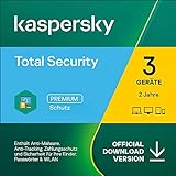 Kaspersky Total Security 2022 | 3 Geräte | 2 Jahre | PC/Mac/Mobile | Aktivierungscode per Email