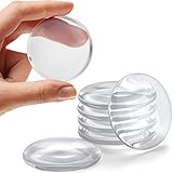 Strongest Home Wall Türgriff Stopper 5cm Satz von 6 Clear Rubber Türgriff, Runde Wand Schutz für Türgriff. Schützende Tür Stoßstange Wand Schalldämpfer - Selbstkleb