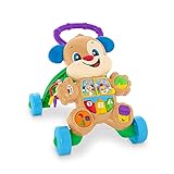 Fisher-Price HBB68 Laugh & Learn Smart Stages Puppy Walker, Italian, Mehrfarbig