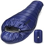 Bessport Schlafsack -10℃ 4 Jahreszeiten Winter Mumienschlafsack Wasserabweisend Schlafsack für Reise Zelten Camping Outdoor Camping oder Indoor