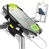 Bone Collection Pro Pack 2 (Gen 2) für Smartphone + Powerbank (Nicht enthalten) Fahrrad Handyhalterung für den Vorbau 4,7-7,2 Zoll Handy, Halterung Ultraleicht perfekt für Rennrad und Touren