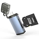 USB 3.0 Kartenleser, Yeemie 2-in-1 USB C Speicherkartenleser für SD/Micro SD/TF/SDXC/SDHC/MMC/Micro SDHC und UHS-I Karten, kompatibel mit Windows 7/8 / 10 / Linux/Mac OS/Android Handy