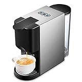 Kaffeemaschine 4 In 1 Multi-Kapsel-Espresso-Edelstahl-Metallgehäuse Flterkafemaschine
