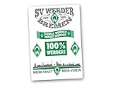 Werder Bremen Aufkleber-Set Motive 6tlg. SV
