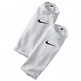 Nike Unisex-Adult Guard Lock Sleeves Socken, White/Black/Black, S