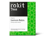 Rokit Teas | Zitronenmelisse | Kreuter-Tee | 18 Bleichmittelfreie Teebeutel | Bio | Natürlich Koffeinfrei | Einfach zu verwenden | Kein Durcheinander | 1 Schactel