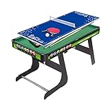 YQTXDS 2 in 1 Multi-Spieltisch, Billardtisch, Tischtennistisch, für Familienspiele für Erwachsene (Outdoor-Artefakt)