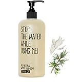STOP THE WATER WHILE USING ME! All Natural White Sage Cedar Shower Gel (500ml), veganes Duschgel im nachfüllbaren Spender, geeignet für Frauen und Männer