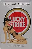 Retro Werbung - Lucky Strike Joe Ann - hochwertig geprägtes Blechschild, 30 x 20 cm Wanddekoration