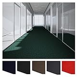HMM Nadelvlies Teppichboden Meterware - Teppich Läufer grün Bodenbelag Nadelfilz , Auslegware 2m breit Filzteppich dünn zum Zuschneiden Event Schwer Entflammbarer Fußbodenbelag, 100x200cm