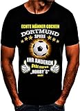 Dortmund Echt Männer das Original Stadt Fußball Shirt Neue Kollektion (L)