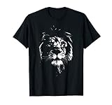 Löwe Afrika Löwen Shirt Tiere Löwenkopf Löwenmähne Geschenk T-Shirt