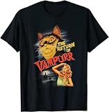 The Return of Vampurrs Meowcula Halloween Horror Cat Vampire Mens T-Shirt Size S-5XL Black Size XL