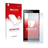 upscreen Schutzfolie kompatibel mit Sony Xperia SP M35i C5303 – Kristallklar, Kratzschutz, Anti-Fingerprint
