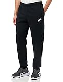 Nike Herren Sportswear Club Fleece Sweatpants, Black/Black/White, XL EU