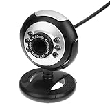 skyrabbiter Facecam HD-Video-cam USB 2.0-digitalkamera mit eingebautem Tonmikrofon für Laptops Webcam Hahnenklee (Black, One Size)