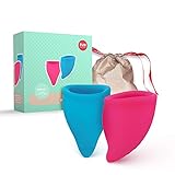 Fun Factory FUN CUP Size A - Ergonomische Menstruationstassen für schwächere Tage (2 Cups - Klein)