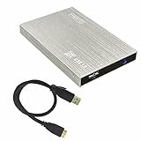 HWAYO 2.5'' HDD 250GB Ultra Slim Portable External Hard Drive USB3.0 Storage for Xbox One Console, PC, Laptop, MacBook (Silver)