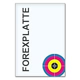 Forex-Platte DIN A1 wetterfest (594 x 841 mm, Forex-Hartschaum, 2mm)