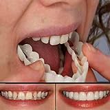 MAVURA Snap On Veneers Zahnschiene Kosmetische Zahnblende Prothese Zahnprothese Zahnersatz Falsche Zähne Comfort Fit Flex