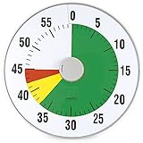 TimeTEX Zeitdauer-Uhr lautlos XL. 32 cm ¸ mit Ampelscheibe