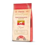 Fitmin Dog Medium Performance | Hundetrockenfutter | Hundenahrung mit Frischfleisch | 81% Protein tierischen Ursprungs | 12kg