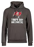 New Era - NFL Tampa Bay Buccaneers Team Logo and Name Hoodie Farbe Dunkelgrau, Größe XXL