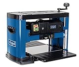 Scheppach Dickenhobelmaschine PLM1800 | 1500W Leistung | 2 Hobelmesser | Drehzahl Hobelwelle 8500 min-1 | Durchlasshöhe/-breite: 152 mm / 330 mm | Spanabnahme max.: 2,8