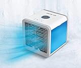LIVINGTON Arctic Air – Luftkühler mit Verdunstungskühlung – Mobiles Klimagerät mit 3 Stufen & 7 Stimmungslichtern – Mini Klimagerät, Tankvolumen für 8h Kühlung | Das Original aus dem TV