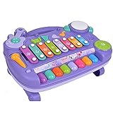 Tastak Acht-Ton-Hand-Percussion-Musikinstrument, Kinderspielzeug, Baby, Kleinkind, Puzzle, Beffin Music, Percussion, Two-in-One