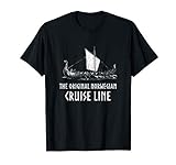 Herren Winkinger Langboot Original Norwegisches Kreuzfahrt Schiff T-Shirt